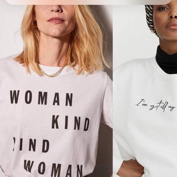 Roxanne Assoulin Int'l Womens Day Woman Kind Organic CottonTee T -Shirt M - Picture 8 of 8